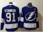 2017 Adidas Tampa Bay Lightning #91 Steven Stamkos Blue Hockey Jersey