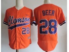 Clemson Tigers #28 Seth Beer Orange Baseball Jersey