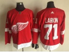 Adidas Detroit Red Wings #71 Dylan Larkin Red Hockey Jersey