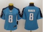 Women Tennessee Titans #8 Marcus Mariota Baby Blue Vapor Untouchable Limited Jersey