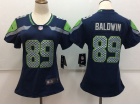 Seattle Seahawks #89 Doug Baldwin Blue Womens Vapor Untouchable Limited Football Jersey