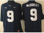 Penn State Nittany Lions #9 Trace McSorley Blue With Name On Back Limited Football Jersey