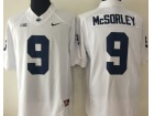 Penn State Nittany Lions #9 Trace McSorley White With Name On Back Limited Football Jersey