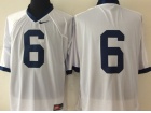 Penn State Nittany Lions #6 White NCAA Jerseys