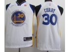 Nike Nike Golden State Warriors #30 Stephen Curry White Youth Basketball Jersey