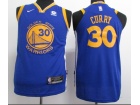 Nike Golden State Warriors #30 Stephen Curry Blue Youth Basketball Jersey