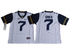 West Virginia Mountaineers #7 Will Grier White College Football Jerseys