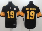 Pittsburgh Steelers #19 JuJu Smith-Schuster Black Color Rush limited Football Jersey