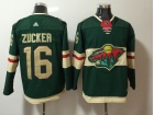 2017 New Minnesota Wild #16 Jason Zucker Green Hockey Jersey