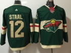 2017 New Minnesota Wild #12 Eric Staal Green Hockey Jersey