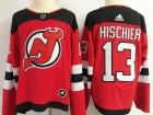 Adidas New Jersey Devils #13 Nico Hischier Red 2017 Hockey Jersey