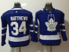 Adidas Toronto Maple Leafs #34 Auston Matthews Blue Youth Jersey