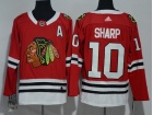 Adidas Chicago Blackhawks #10 Patrick Sharp Red Hockey Jersey