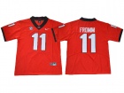 Georgia Bulldogs #11 Jake Fromm Red New Style College Football Limited Jerseys