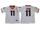 Georgia Bulldogs #11 Jake Fromm White New Style College Football Limited Jerseys