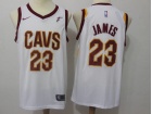 Nike Cleveland Cavaliers #23 LeBron James White Swingman Basketball Jersey