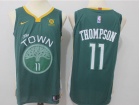 Nike Golden State Warriors #11 Klay Thompson Green Basketball Jersey