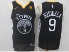 Nike Golden State Warriors #9 Andre Iguodala Black Swingman Jersey