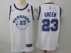 Nike Golden State Warriors #23 Draymond Green White Throwback Swingman Jersey