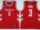 Nike Houston Rockets #3 Chris Paul Red Swingman Basketball Jersey