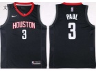 Nike Houston Rockets #3 Chris Paul Black Swingman Basketball Jersey