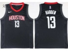 Nike Houston Rockets #13 James Harden Black Swingman Basketball Jersey