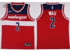 Nike Washington Wizards #2 John Wall Red Swingman Basketball Jersey