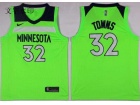 Nike Minnesota Timberwolves #32 Anthony Towns Green Swingman Jersey