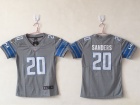 Detroit Lions #20 B.Sanders Grey Women Vapor Untouchable Limited Football Jersey