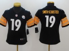 Pittsburgh Steelers #19 JuJu Smith-Schuster Black Women Vapor Untouchable Limited Jersey