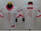 Houston Texans #4 Deshaun Waston White Pink Limited Rush Fashion Jersey