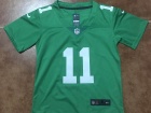 Philadelphia Eagles #11 Carson Wentz Green Youth Vapor Untouchable Limited Jersey