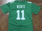 Philadelphia Eagles #11 Carson Wentz Green Youth Vapor Untouchable Limited Jersey