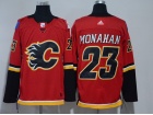 Adidas Calgary Flames #23 Sean Monahan Red Hockey Jersey