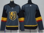 2017 Adidas Vegas Golden Knights Blank Grey Women Hockey Jersey