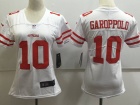 San Francisco 49ers #10 Jimmy Garoppolo White Women Vapor Untouchable Limited Jersey