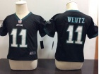 Nike Philadelphia Eagles #11 Carson Wentz Black Toddler Jersey