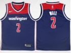 Nike Washington Wizards #2 John Wall Blue Swingman Basketball Jersey