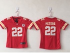 Women Kansas City Chiefs #22 Marcus Peters Red Vapor Untouchable Limited Football Jersey