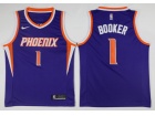 Nike Phoenix Suns #1 Devin Booker Purple Swingman Jersey