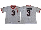 Georgia Bulldogs #3 Todd Gurley II White New Style College Football Limited Jerseys