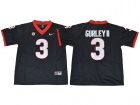 Georgia Bulldogs #3 Todd Gurley II Black New Style College Football Limited Jerseys