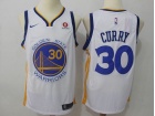 Nike Golden State Warriors #30 Stephen Curry White Swingman Jersey