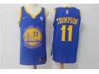 Nike Golden State Warriors #11 Klay Thompson Blue Basketball Jersey