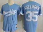 Los Angeles Dodgers #35 Cody Bellinger Baby Blue Throwback Jersey