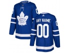 Men's Toronto Maple Leafs Adidas Blue Any Name Any Number Stitched Custom Hockey Jersey