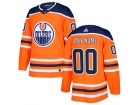 Men's Edmonton Oilers Adidas Orange Any Name Any Number Stitched Custom Hockey Jersey