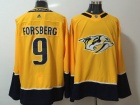 2017 Adidas Nashville Predators #9 Filip Forsberg Yellow Hockey Jersey