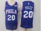 Nike Philadelphia 76ers #20 Markelle Fultz Blue Swingman Jersey