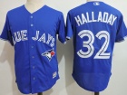 Toronto Blue Jays #32 Roy Halladay Blue Cool Base Jerseys